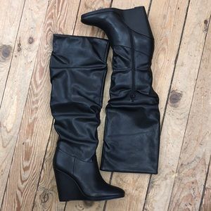 NWOT Charles by Charles David Tall Wedge Boots